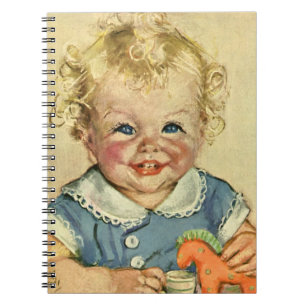 Carnet Vintage Blonde Scandinave bébé garçon ou fille