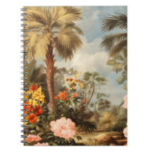 Vintage Botanical Tropical Palms
