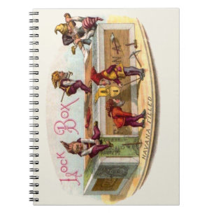 Carnet Vintage Cigar Box Gnomes