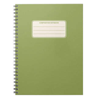 Carnet Vintage Classic Solid Color Composition