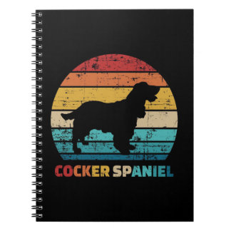 Carnet Vintage Cocker Spaniel | Cocker cadeau Spaniel Lov