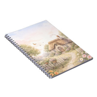 Carnet Vintage Cottage Spiral Photo Notebook