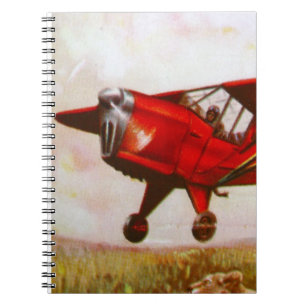 Carnet vintage d'avions
