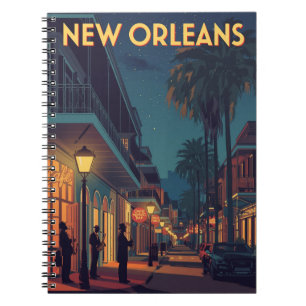 Carnet Vintage de la Nouvelle-Orléans