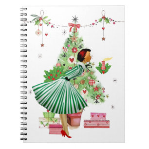 Carnet vintage de Noël 1950