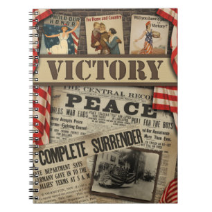 Carnet vintage de victoire de 2ÈME GUERRE MONDIAL