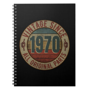 CARNET VINTAGE DEPUIS 1970 TOUTES PIÈCES D'ORIGINE.