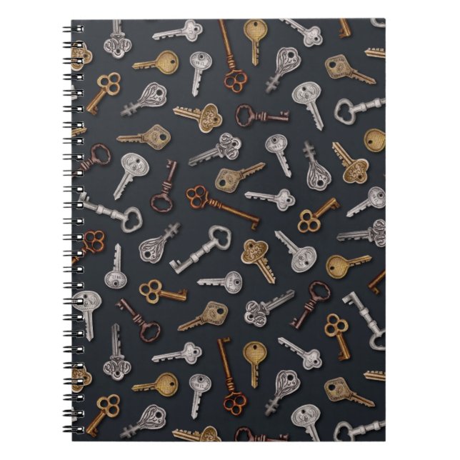 Carnet Vintage et Antique Keys (Devant)