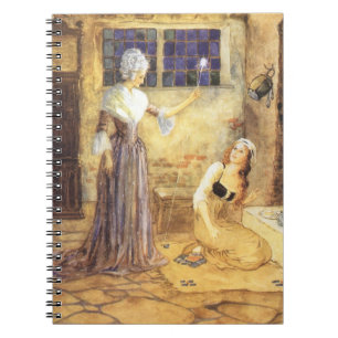 Carnet Vintage Fairy Tale Cinderella with Fairy Godmother