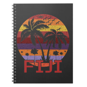 Carnet Vintage Fiji Summer Beach Travel