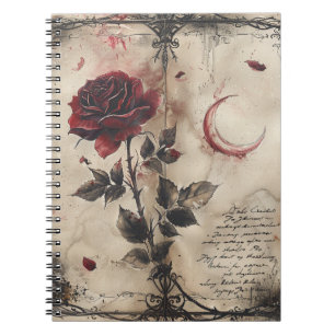 Carnet Vintage gothique foncé