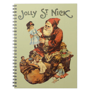 Carnet Vintage Jolly St. Nick