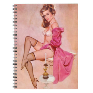 Carnet Vintage Maughty Mistress Pin Up