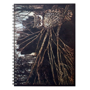Carnet Vintage Night Owl Rackham