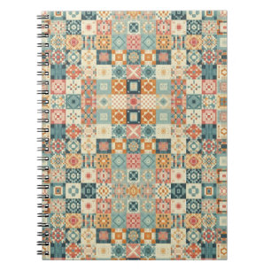 Carnet Vintage, patchwork, paré