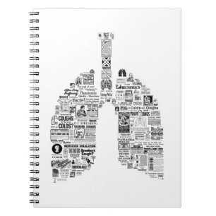 Carnet Vintage Respiratory Remedies pulmonology lungs art