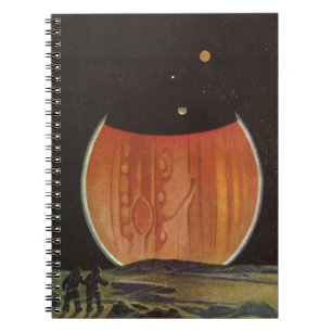 Carnet Vintage Science Fiction, Astronauts on Ganymede