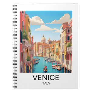 Carnet Vintage Venise Italie Voyage