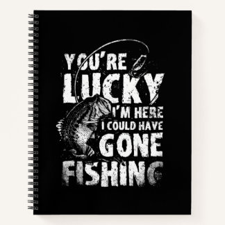 Carnet Vintage Vous Pouvez Heureusement Aller Pêcher Love
