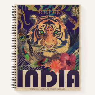 Carnet Vintage voyage en Inde