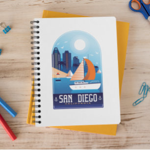Carnet Vintage voyage San Diego California