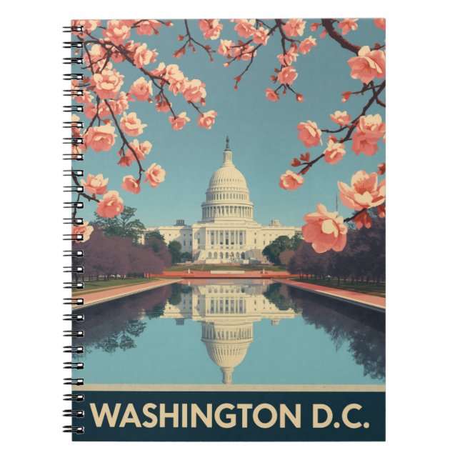 Carnet Vintage Washington D.C. (Devant)