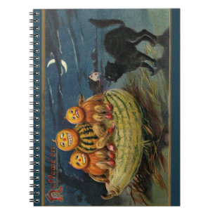 Carnet Vintages Citrouilles d'Halloween