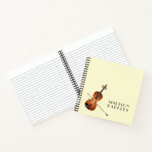 Carnet Viola Violon Musique Enseignant Musicien