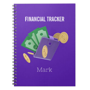 Carnet Violet de Financial Money Tracker