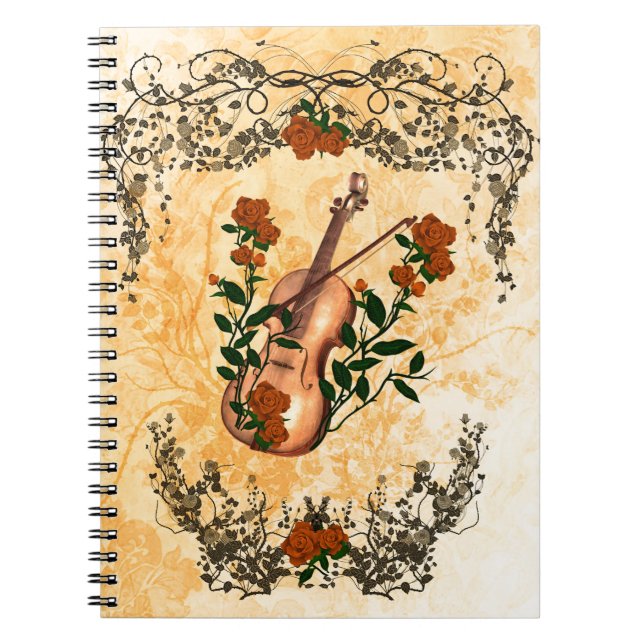 Carnet Violon impressionnant (Devant)