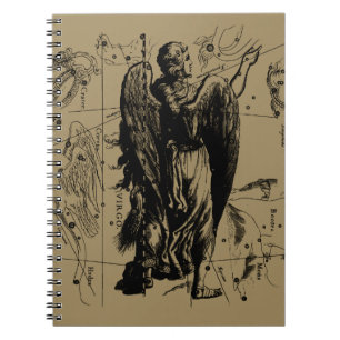 Carnet Virgo Constellation Hevelius 1690 23 août 22 septe