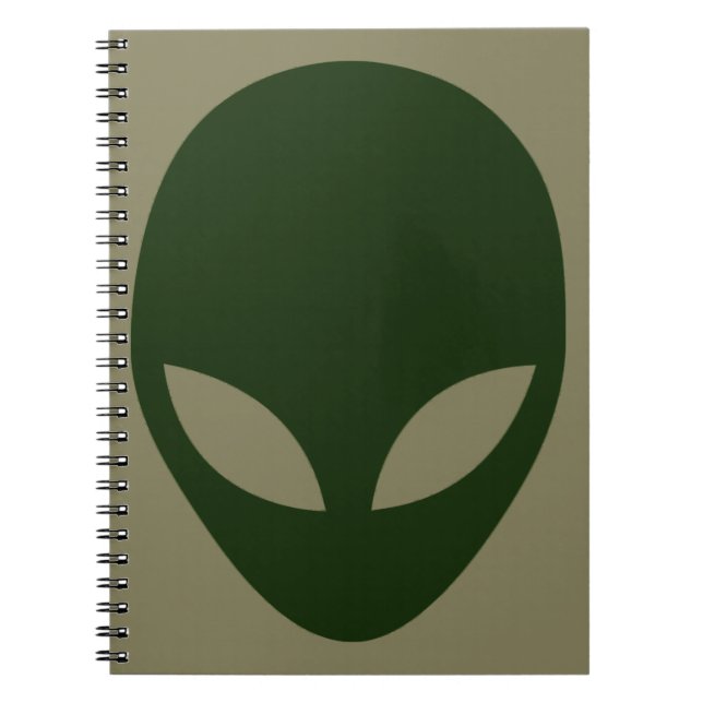 Carnet Visage Alien (Devant)