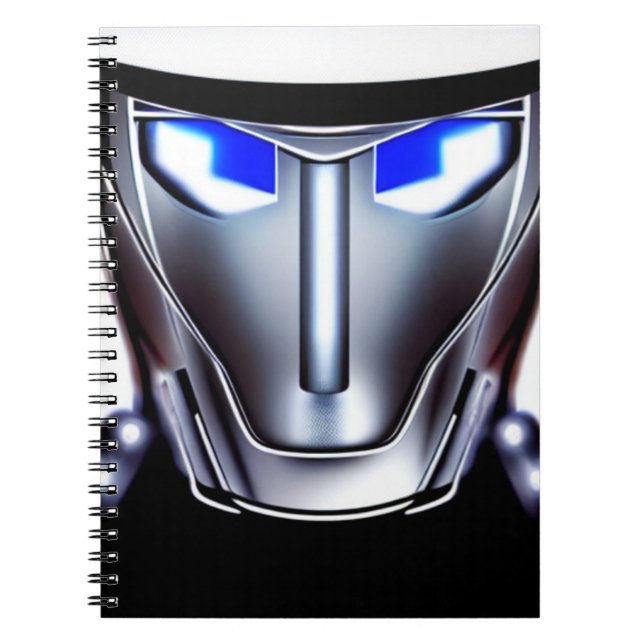 Carnet visage de robot (Devant)