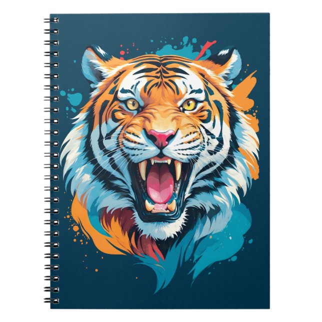 Carnet Visage de tigre torride (Devant)