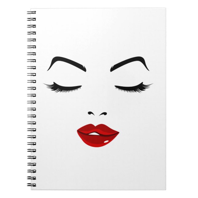 Carnet Visage élégant (Devant)