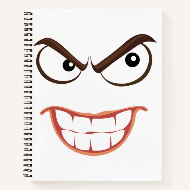 CARNET VISAGE SINISTRE (Devant)