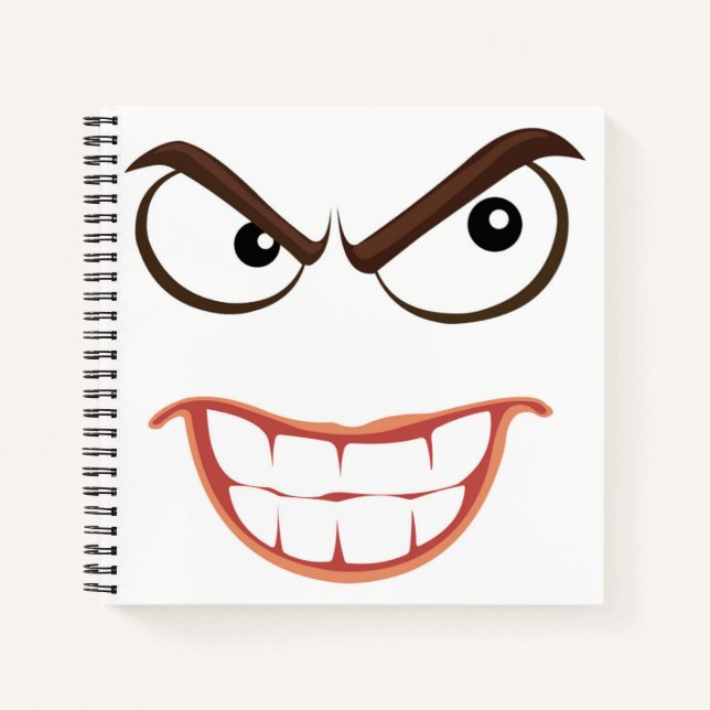 CARNET VISAGE SINISTRE (Devant)