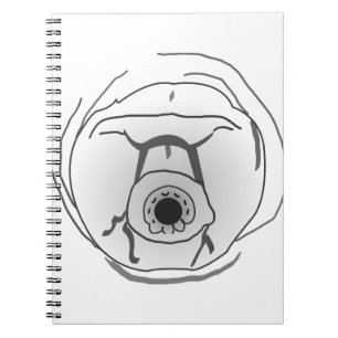 Carnet Visage Tardigrade de l'ours d'eau