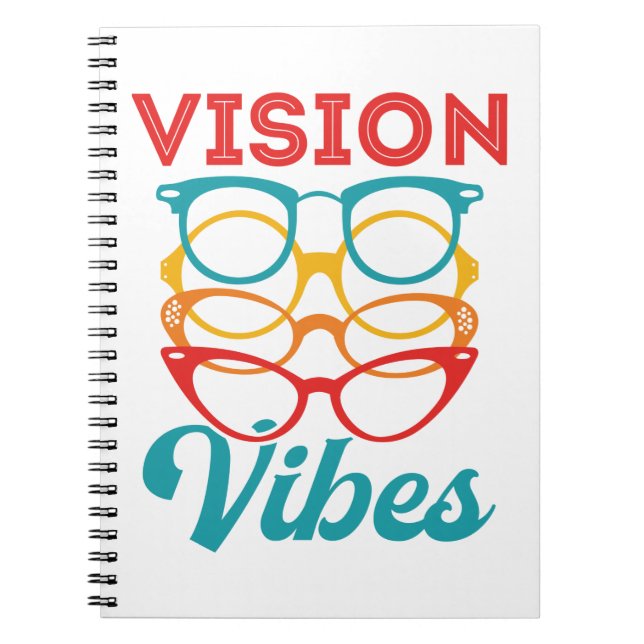 Carnet Vision Vibes Optométriste Optométrie Personnel Opt (Devant)