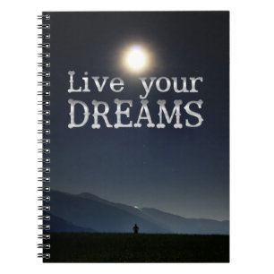 Carnet Vivez vos rêves Motivation Citation