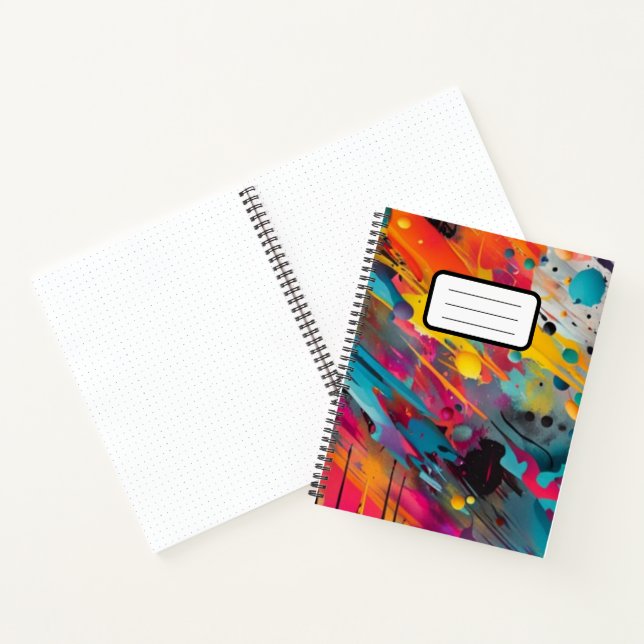 Carnet Vivid Chaos Splash Graffiti (Intérieur)