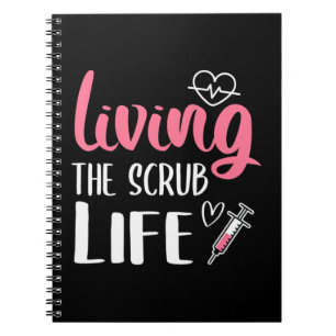 Carnet Vivre L'Infirmière Vie Scrub Vivre La Vie Scrub