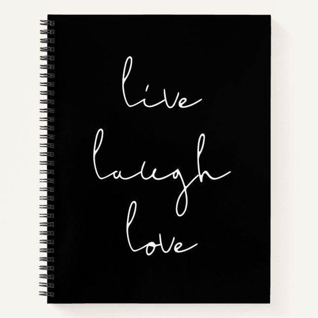 Carnet Vivre rire amour (Devant)