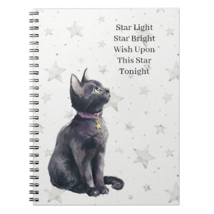 Carnet Vœu de l'étoile lumineuse et brillante