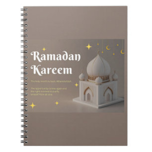 Carnet Vœux de Ramadan en calligraphie arabe élégante