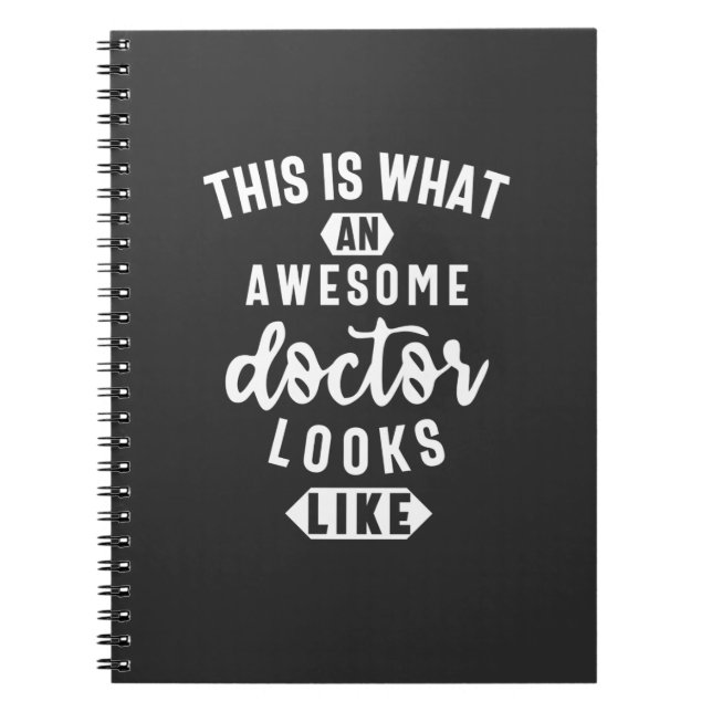Carnet Voici À Quoi Ressemble Un Médecin Génial (Devant)
