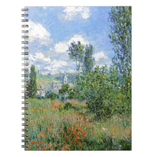 Carnet Voie dans les champs de pavot - Claude Monet