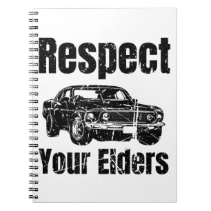Carnet Voiture amusante - Respect Vintage Vos Aînés Class