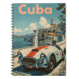 Carnet Voiture de course vintage à Cuba