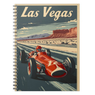 Carnet Voiture de course vintage à Las Vegas